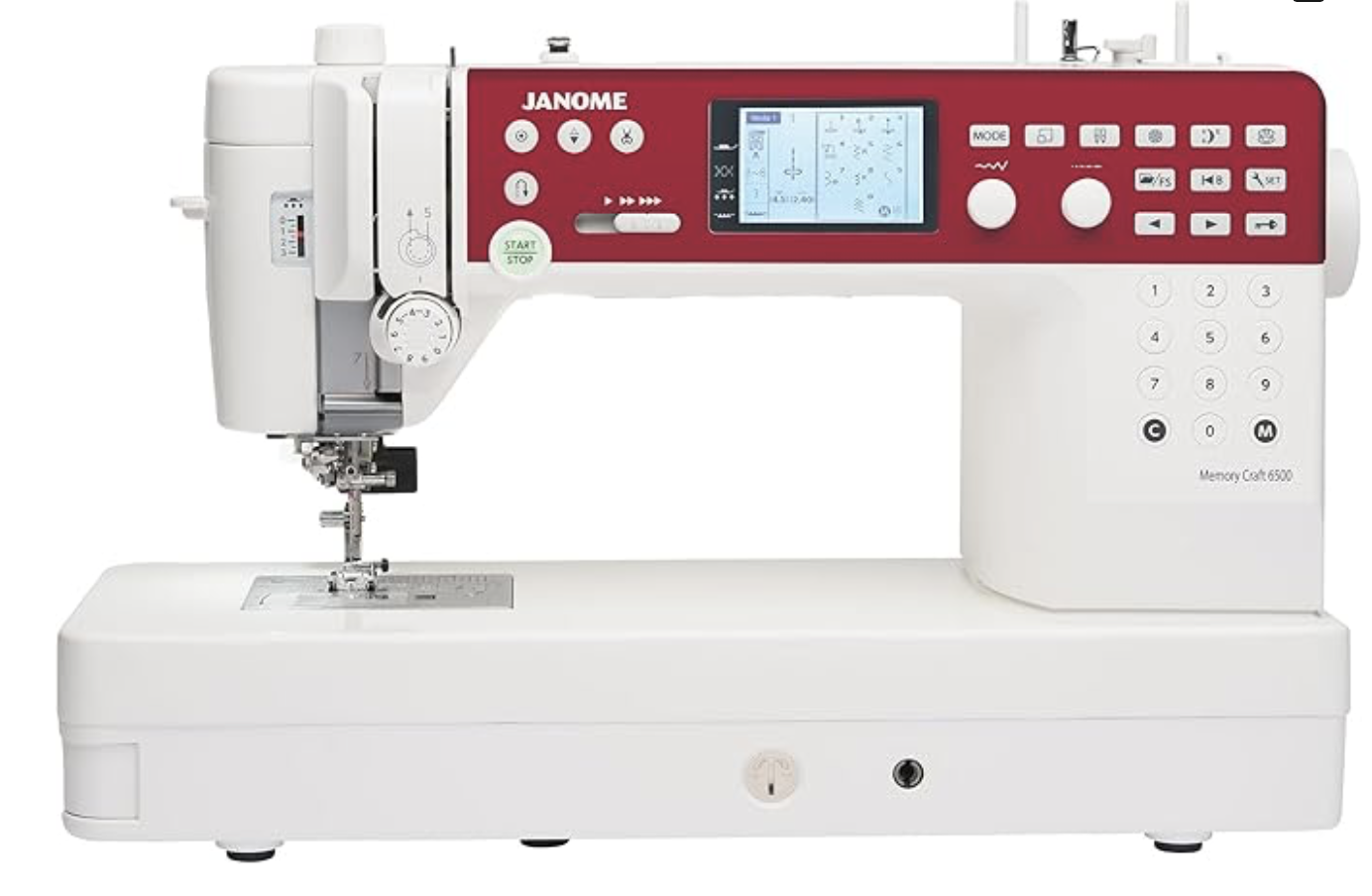 janome mc6650 sewing and quilting machine